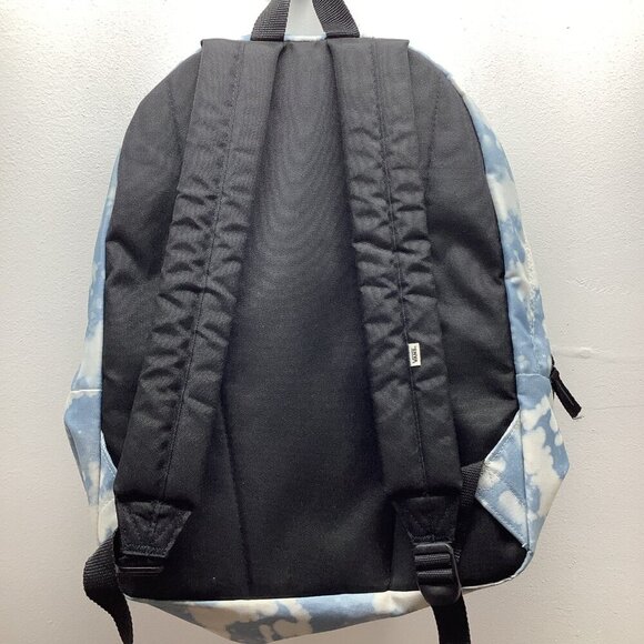 Van Off The Wall Blue Cloud Wash Backpack Preloved - Picture 5 of 9